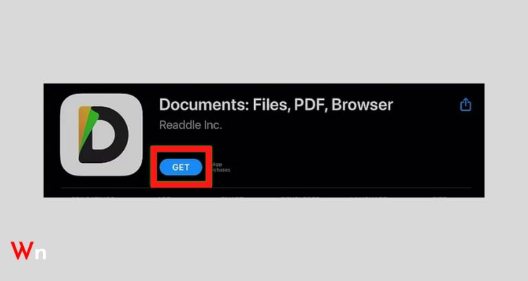 Get the “Documents app” from the App Store.