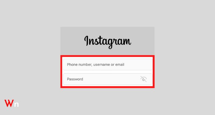 Log in to your “Instagram account” using your login credentials.